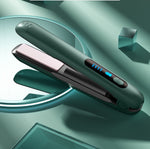 Portable Wireless Hair Straightener – 2-in-1 USB Curler