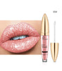 Pudaier Sip Glitter Flip Matte Shimmer Lip Gloss No Stain On Cup Diamond Lipstick