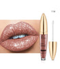 Pudaier Sip Glitter Flip Matte Shimmer Lip Gloss No Stain On Cup Diamond Lipstick