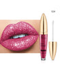 Pudaier Sip Glitter Flip Matte Shimmer Lip Gloss No Stain On Cup Diamond Lipstick