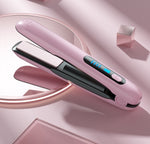 Portable Wireless Hair Straightener – 2-in-1 USB Curler